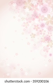 Sakura blossoms background