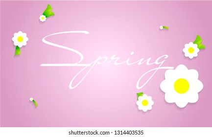 Sakura color on a delicate pink background