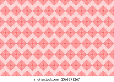 Sakura Color Rhombus Patern Wallpaper