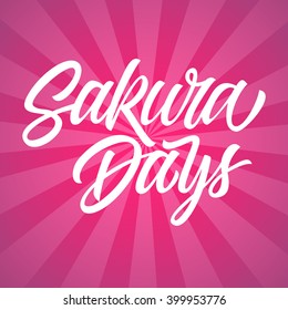 Sakura Days Inscription