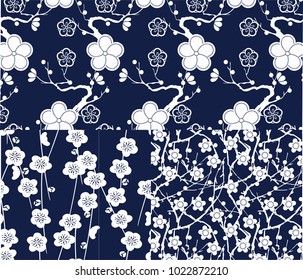 Sakura Festival japan Patterns fabic .