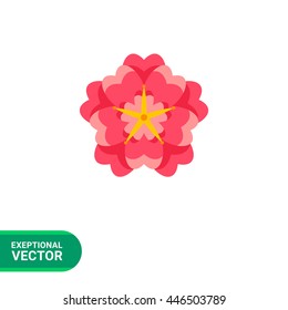 Sakura flower flat icon