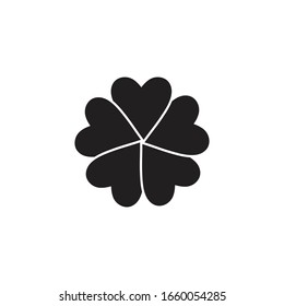 Logo-Vektorillustration für Sakura-Blumen