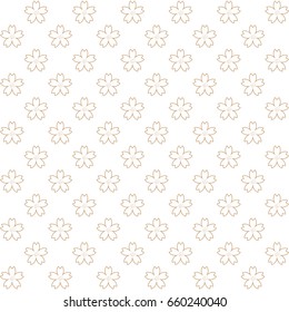 Sakura Flower pattern - Japanese style Background wallpaper