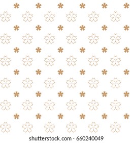 Sakura Flower pattern - Japanese style Background wallpaper