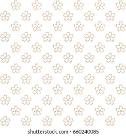 Sakura Flower pattern - Japanese style Background wallpaper