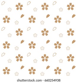 Sakura Flower pattern - Japanese style Background wallpaper
