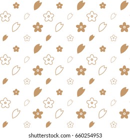 Sakura Flower pattern - Japanese style Background wallpaper