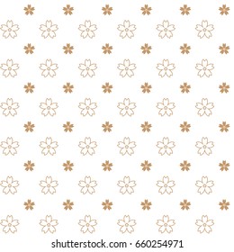 Sakura Flower pattern - Japanese style Background wallpaper