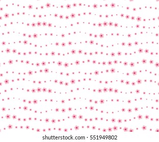 Sakura flower seamless pattern element. Texture for backgrounds. Romantic pink flower. Spring flowering. Vector illustration.
