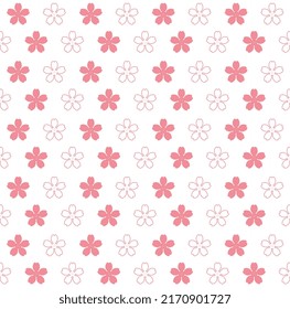 Sakura flowers background for textures.