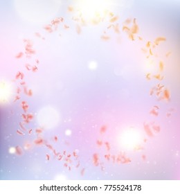 Sakura flying downwind petals on wind. And also includes EPS 10 vector