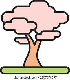 Sakura-Symbol, -Logo oder -Symbol