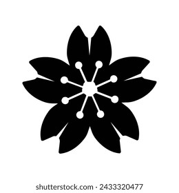 Sakura icon. sign for mobile concept and web design. vector illustration