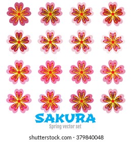 Sakura Icon Vector Art, Stock Vector