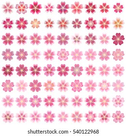 Sakura Icon Vector Art, Stock Vector