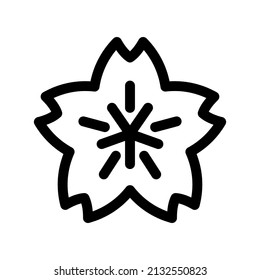 Sakura Icon Vector Symbol Design Illustration