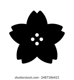 Sakura Icon Vector Symbol Design Illustration