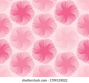 Sakura Japanese style pink Flower seamless pattern