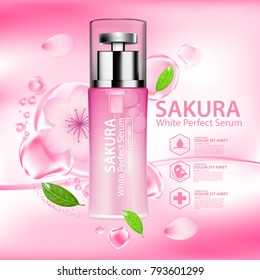 Sakura Nature Essence Water, collagen solution Skin Care Cosmetic.