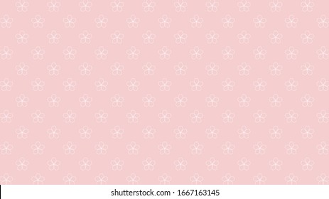 Sakura patter wallpaper. Sakura symbol vector. Sakura  doodle symbol.
