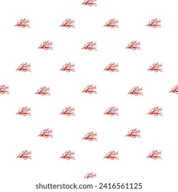 Sakura pattern vector illustration. The seamless sakura pattern concept explored symbiotic relationship between humans and natural world The decorative elements incorporated repetitive sakura motifs