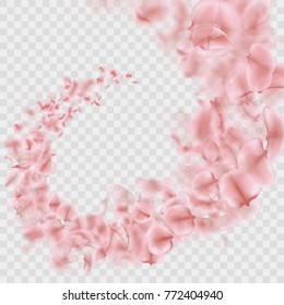 Sakura petals are falling in vortex transparent effect. And also includes EPS 10 vector