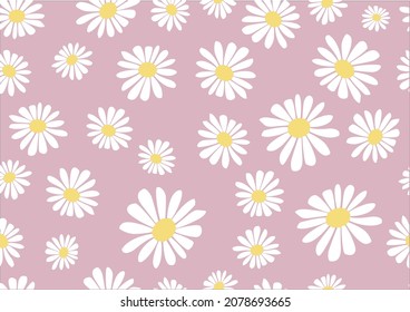 sakura seamless pattern design hand drawn spring daisy flower  fabric towel design summer print  ditsy flower,spring,stationery,fabric,paper,packet,fashion creative decorative  magnolia seamless
