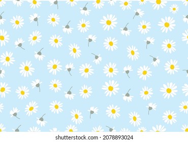 sakura seamless pattern design hand drawn spring daisy flower  fabric towel design summer print  ditsy flower,spring,stationery,fabric,paper,packet,fashion creative decorative  magnolia seamless