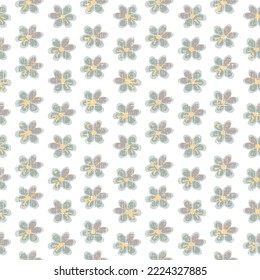 sakura seamless pattern white green flower petal texture background, vintage hand drawn japanese spring cherry blossom seed bloom illustration, floral fabric template fashion graphic