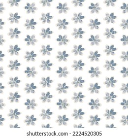 sakura seamless pattern white grey flower petal texture background, vintage hand drawn japanese spring cherry blossom seed bloom illustration, floral fabric template fashion graphic