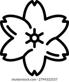 Sakura Serenade Vector Design Icon Style