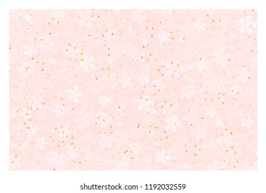 Sakura Spring New Year card background