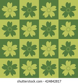 Sakura tiles pattern.sakura pattern background vector