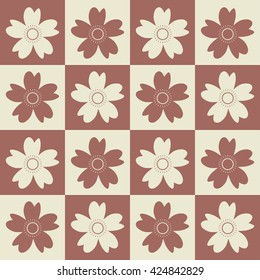 Sakura tiles pattern.sakura pattern background vector