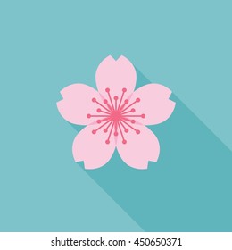 sakura vector icon,