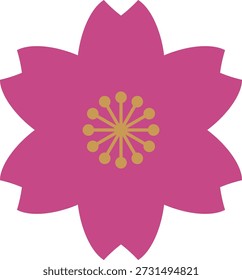 Sakura-4-1, aislado en el fondo blanco