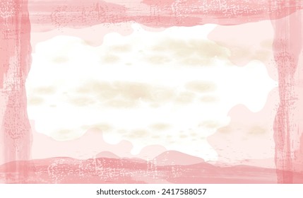 sakura,Spring Cherry Blossoms Frame Background Illustration