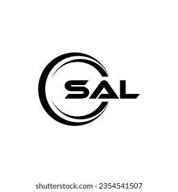 SAL Logo Design, Inspiration für eine einzigartige Identität. Modernes Eleganz und kreatives Design. Markieren Sie Ihren Erfolg mit dem Markieren dieses Logos.