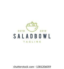 salad bowl icon logo design