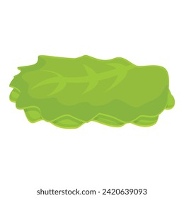 Salad burger food icon cartoon vector. Smash triple slice. Protein pork