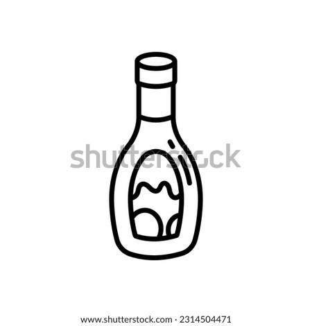Salad Dressing icon in vector. Illustration