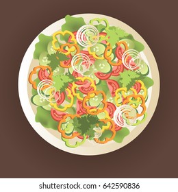 salad, food