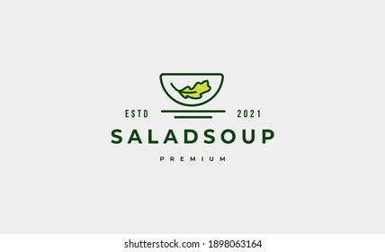 salad food logo vector design illustration