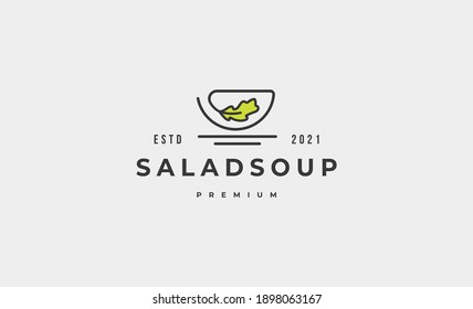 salad food logo vector design illustration