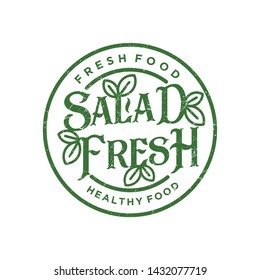 Salad Fresh logo design / green nature