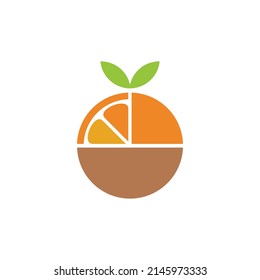 salad fruit, orange salad vector design, salad bowl fruit