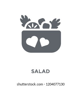 Salad icon. Salad design concept from Restaurant collection. Simple element vector illustration on white background.