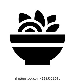 salad icon illustration vector isolated