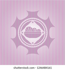 salad icon inside badge with pink background